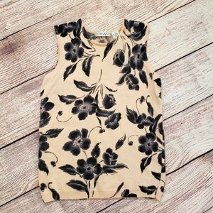 Chaus Sweater Vest Wool Angora Rabbit Hair Blend Small